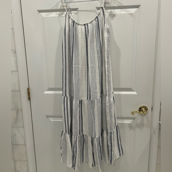 Rails Adora stripe midi dress blue white striped NWT - Picture 9 of 15